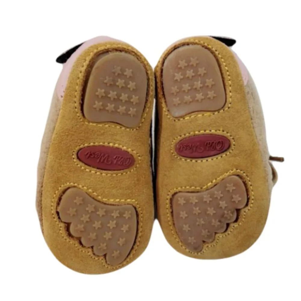 NIB Old West Boots Baby Cowgirl Girl Poppet western style Moccasins adorable 0